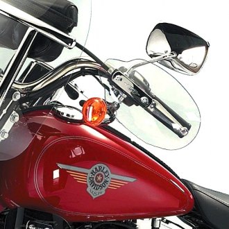 Clankmoto 1 Pair Handguard Motorcycle Hand Guard Handlebar Protector for Harley 883 