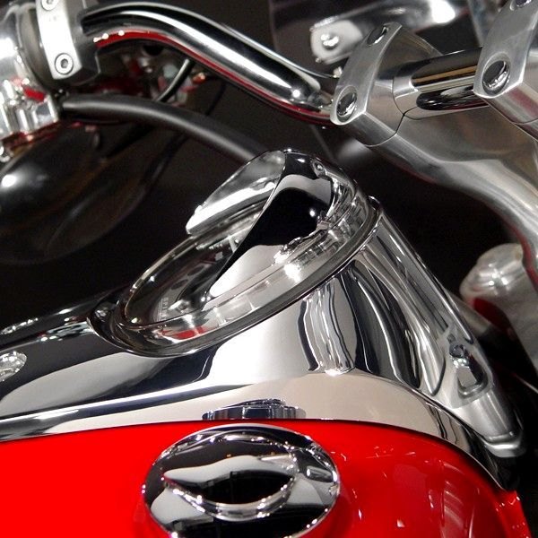National Cycle® - Polished Cast Zinc Alloy Speedometer Cowl