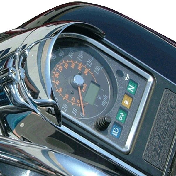 National Cycle® - Polished Cast Zinc Alloy Speedometer Cowl