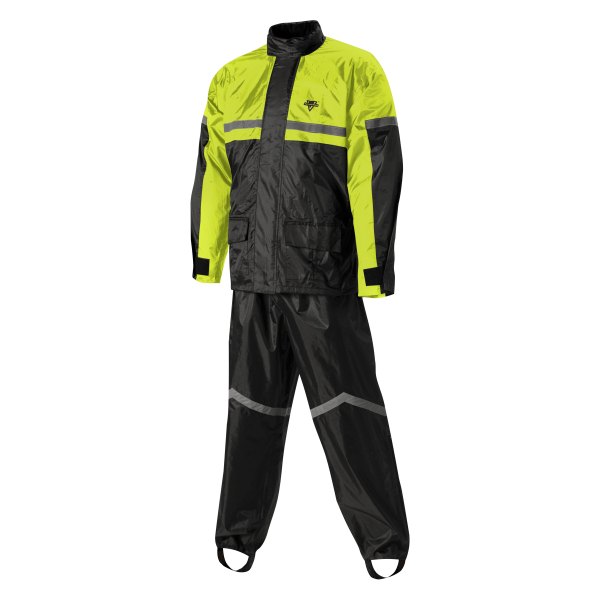 Nelson-Rigg® - SR-6000 Stormrider Men's Rain Suit (4X-Large, Black/Hi-Viz)