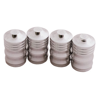 NRG Innovations® - Silver Sport Style Wheel Valve Stem Cap