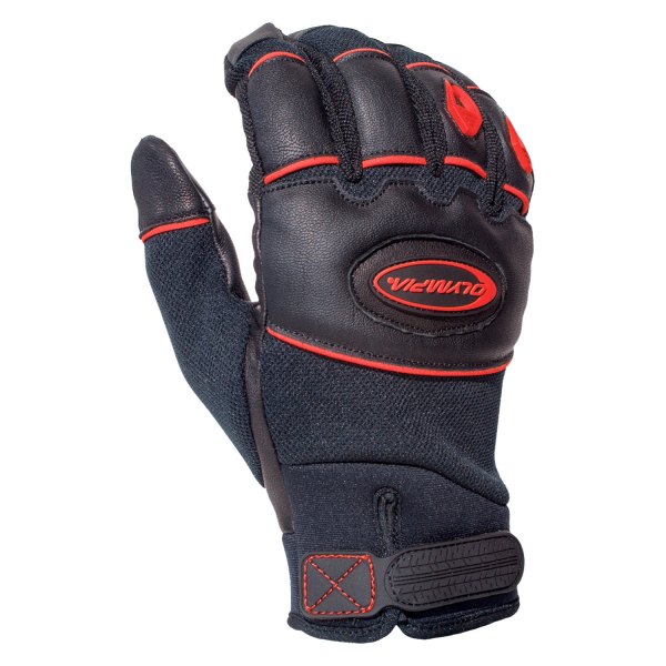 Olympia Gloves® - 714 Cool Men's Gloves (Medium, Black/Red)