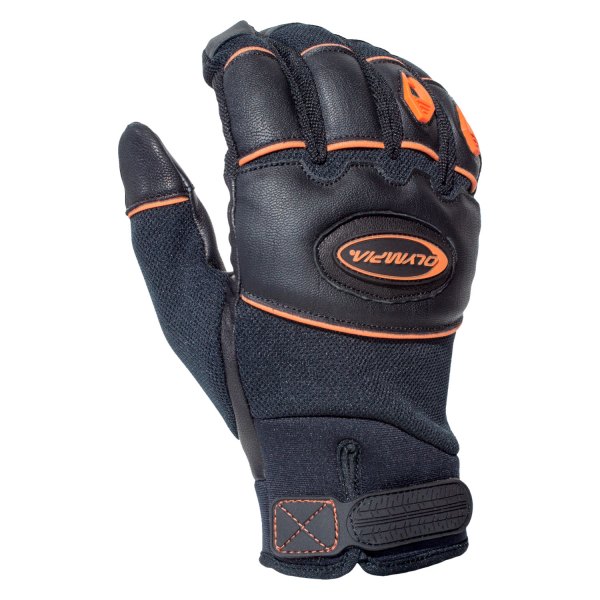 Olympia Gloves® - 714 Cool Men's Gloves (X-Large, Black/Orange)