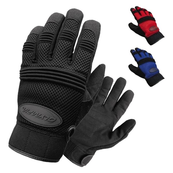 Olympia Gloves® - 760 Air Force Gel Men's Gloves (Medium, Black/Red)