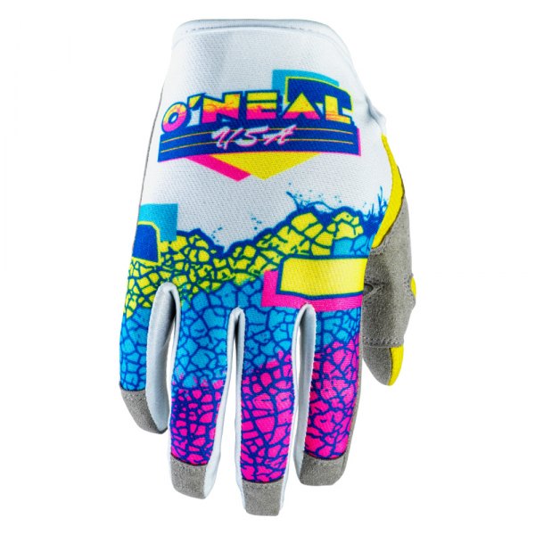 O'Neal® - Mayhem Crackle 91 Gloves (8, Yellow/White/Blue)