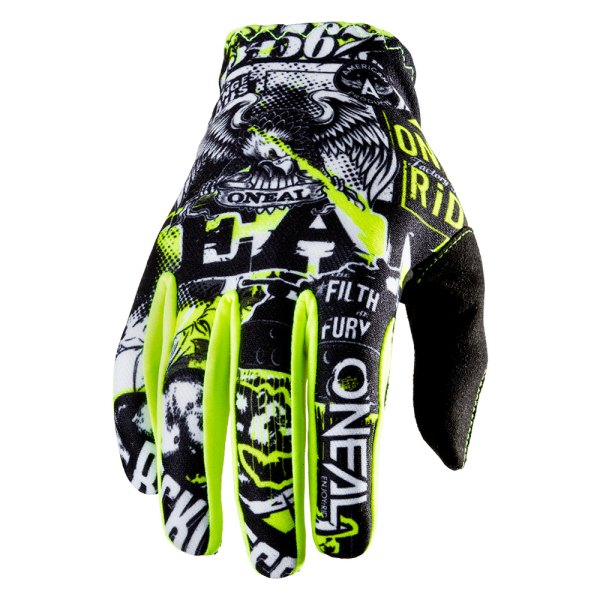 O'Neal® - Matrix Attack Youth Glove (Large, Black/Neon Yellow)