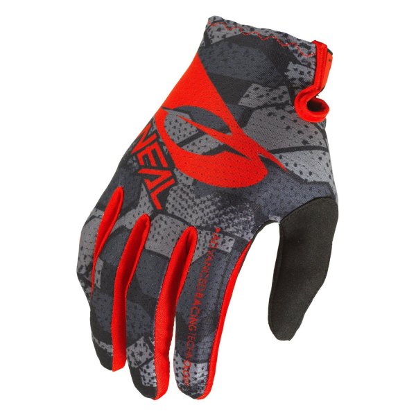 O'Neal® - Camo Gloves (8, Black/Red)