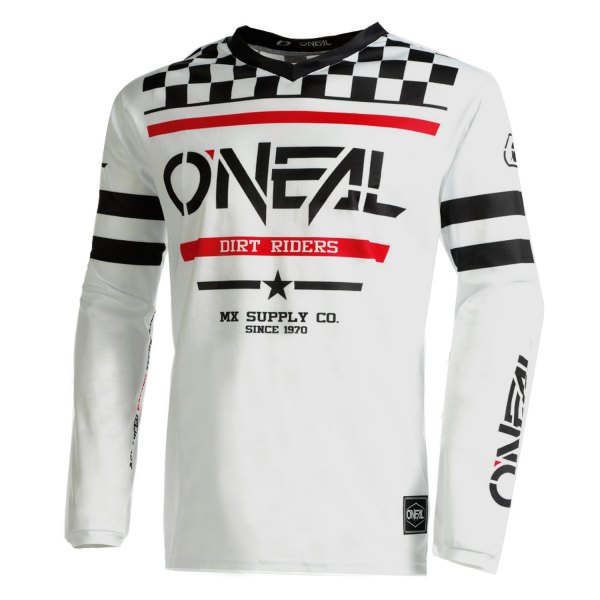 O'Neal® - Squadron Jersey (Small, White/Black)