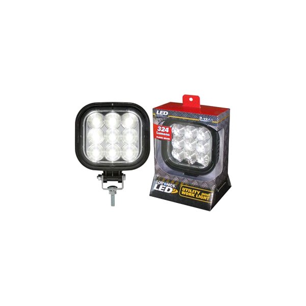 Optronics® - TLL50 Series Opti-Brite™ 4.94"x4.5" Flood Beam LED Work Light with Retail Window Box