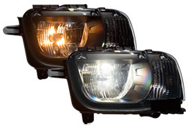LED Headlight Conversion Kit Beam Comparison