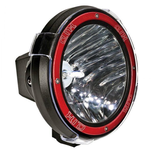 Oracle Lighting® - A10 4" 50W Round Black/Red Housing Flood Beam Xenon/HID Light