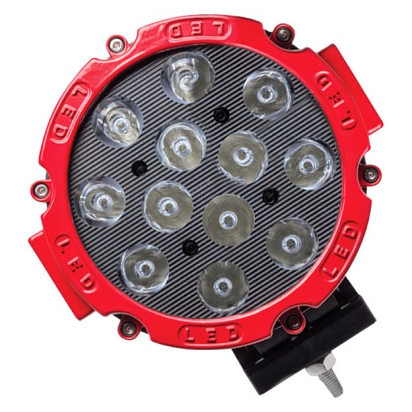 Oracle Lighting® - 6" 51W Round Black/Red Housing Spot Beam LED Light