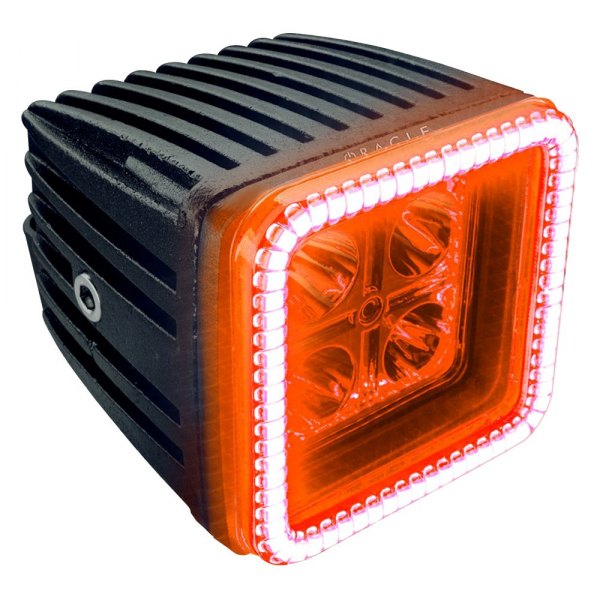 Oracle Lighting® - Waterproof 3" Square Amber Halo for LED Lights