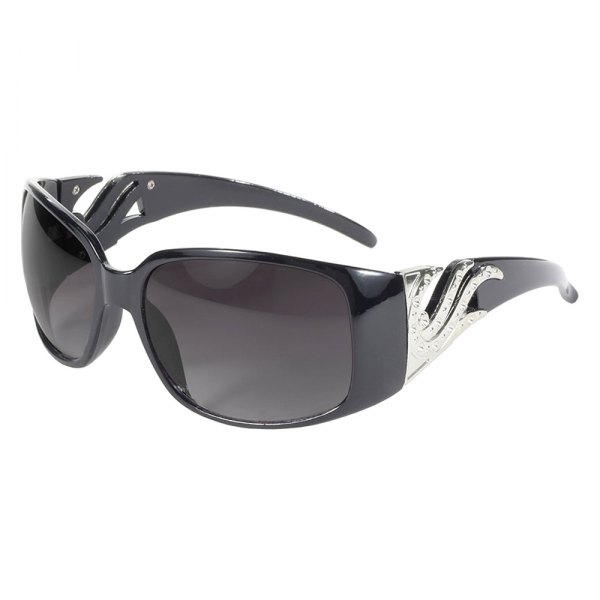 Pacific Coast Sunglasses® - Chix Windsong™ Adult Black Sunglasses (Black)