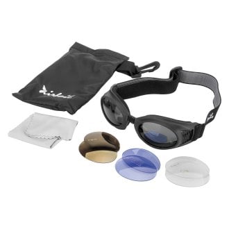Pacific Coast Sunglasses® 7600 - Airfoil Adult Goggles (Black)