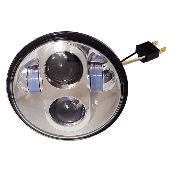 Pathfinder LED® - 5 3/4" Round Chrome LED Headlight