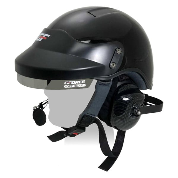 PCI Race Radios® 3346 - Amped Off-Road Small Black Open Face