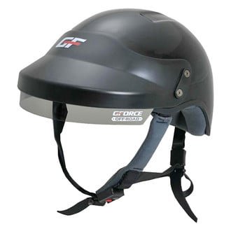 PCI Race Radios® - Amped Off-Road 2X-Large Black Open Face Helmet