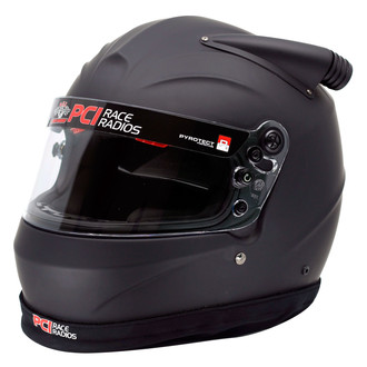 PCI Race Radios® - Black Dust Skirt for Youth Helmet