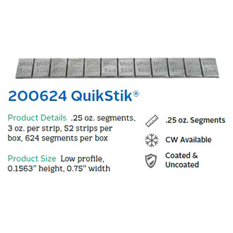 Perfect Equipment® - QuikStik™ Low Profile Wheel Weights