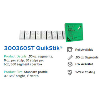 Perfect Equipment® - QuikStik™ Roll Wheel Weights