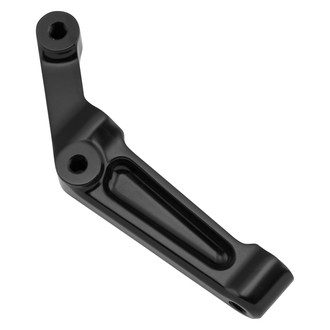 Performance Machine® - Front Left Black Anodize Radial Caliper Bracket