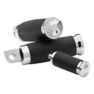 Performance Machine® - Rubber Contour Shifter Toe Peg (Chrome)