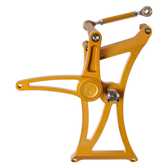 Performance Machine® - Gold Ops Mid Controls Harley M8 Softail