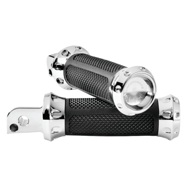 Performance Machine® - Overdrive Passenger Chrome Foot Pegs for Milwaukee-Eight Softails