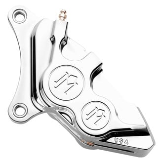 Performance Machine® - Front Left Chrome Differential Bore 4-Piston Caliper
