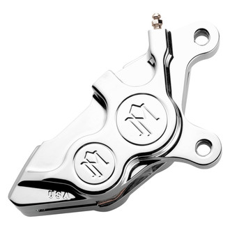 Performance Machine® - Front Left Chrome Differential Bore 4-Piston Caliper