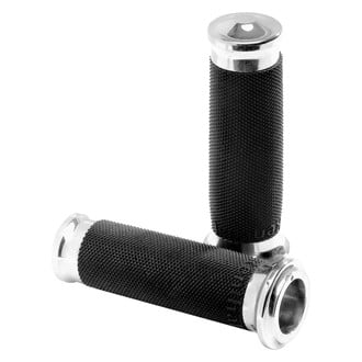 Performance Machine® - Contour Dual Cable Chrome Handlebar Grip Set