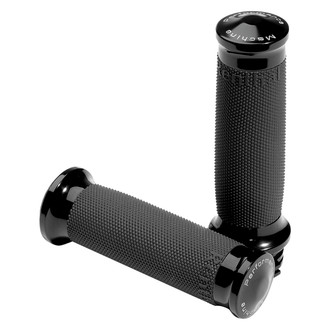 Performance Machine® - Contour FBW Black Anodized Handlebar Grip Set