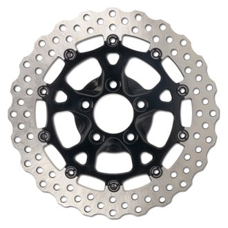 Performance Machine® 0133-1536S-B - Dominator Rear Black Rotor