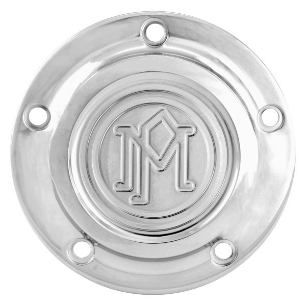 Performance Machine® - Scallop Chrome Aluminum Ignition Cover with 5 Holes