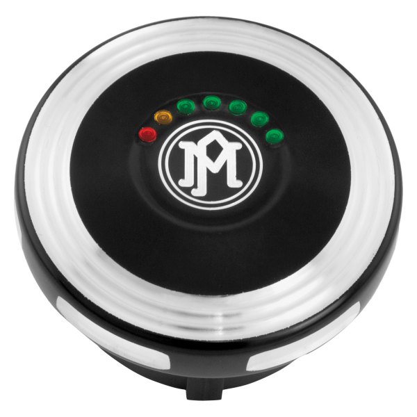 Performance Machine® - Merc LED Gauge Black Fuel Cap