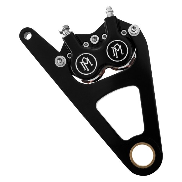 Performance Machine® - Front Right Contrast Cut Springer 4-Piston Caliper and Bracket