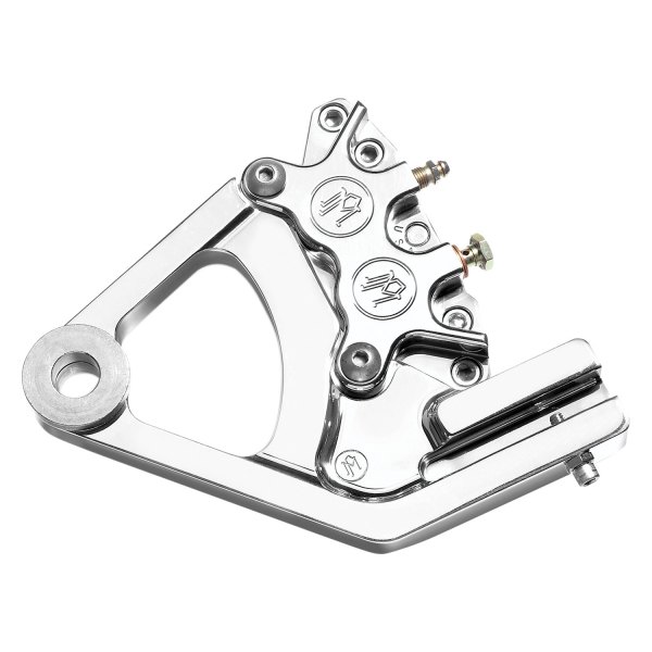 Performance Machine® - Rear Polished 4-Piston Caliper and Bracket