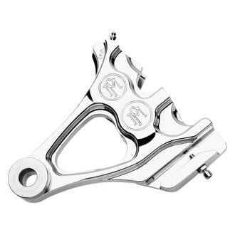 Performance Machine® - Rear Chrome One-Piece Integrated Bore 4-Piston Caliper