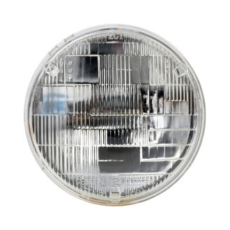 Philips® - 5 3/4" Round Low Beam Chrome Factory Style Sealed Beam Headlight