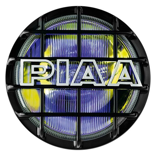 PIAA® - 520 Series 6" 85W Round Driving Beam Yellow Light, Front View