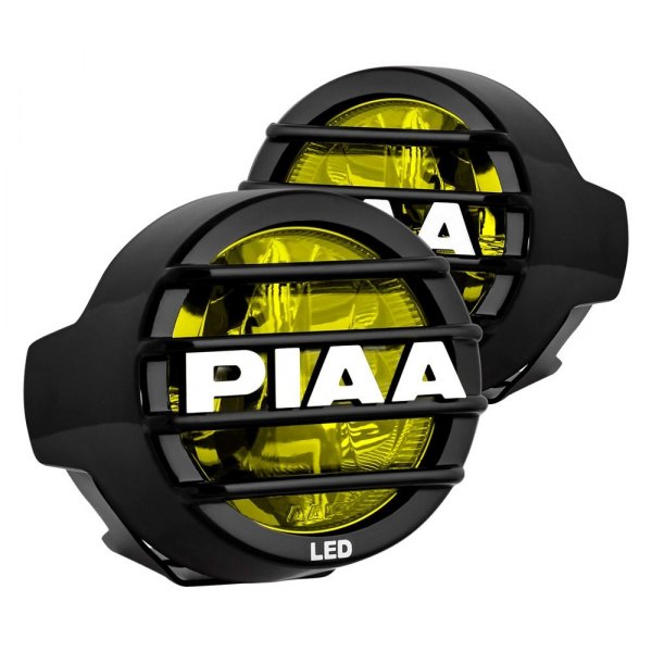 PIAA® - LP-530 3.5" 2x9.4W Round Driving Beam Yellow LED Lights