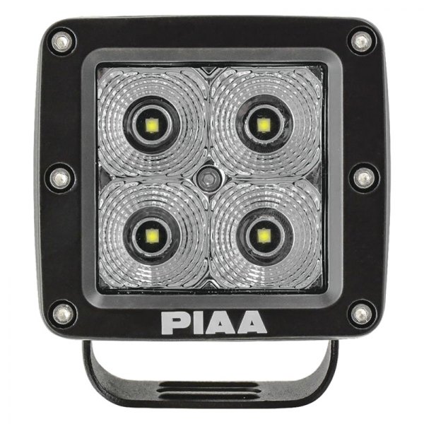 PIAA® - Quad Series Sport 3" 2x12W Cube Flood Beam LED Lights, Front View