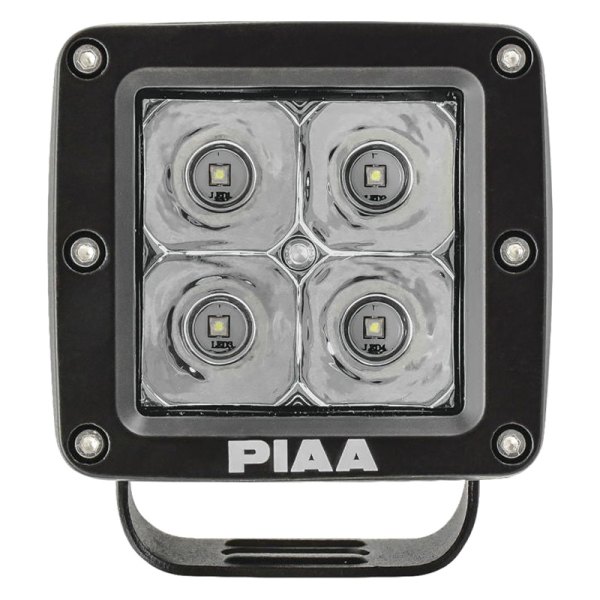 PIAA® - Quad Series Sport 3" 2x12W Cube Spot Beam LED Lights, Front View