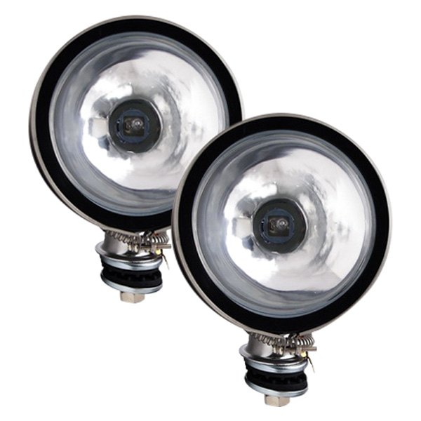 Pilot® - Navigator 6" 2x100W Round Chrome Housing Driving Beam Lights