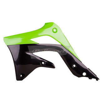 Polisport® 8415900001 - Green 05/Black Radiator Scoops