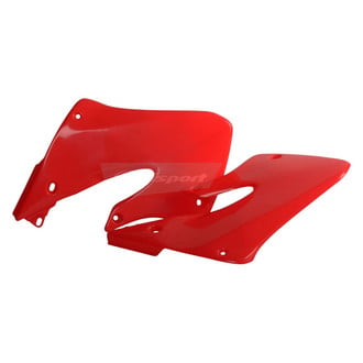 Polisport® - Fluo Red Radiator Scoops