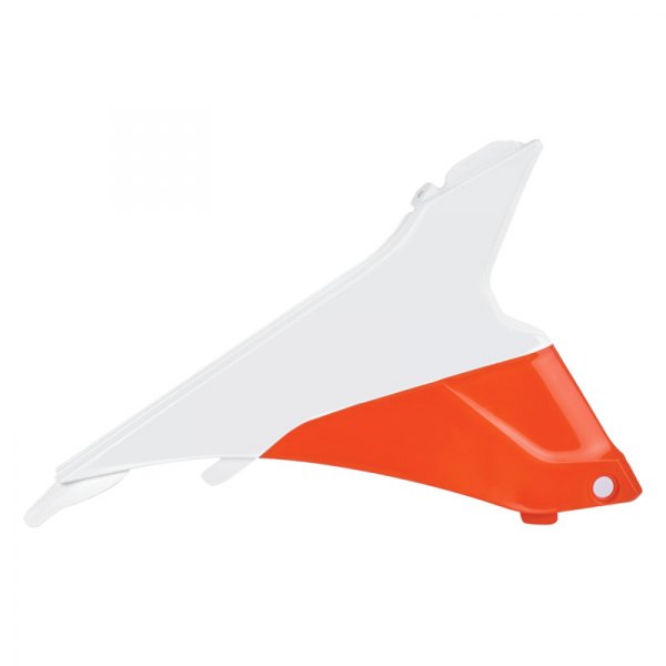 Polisport® - White/Orange Air Box Covers