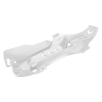 Polisport® - Fortress White Skid Plate with Linkage Protection