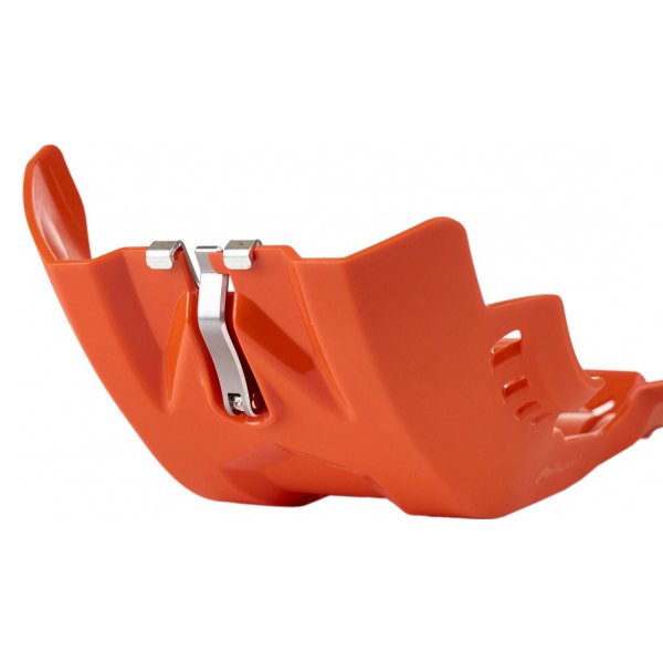 Polisport® - Fortress Orange Skid Plate with Linkage Protection